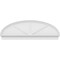 Ekena Millwork Elliptical 3 Spoke Architectural Grade PVC Combination Pediment, 72"W x 24-7/8"H x 2-3/4"P PEDPC072X250ELL03 - alternate 3
